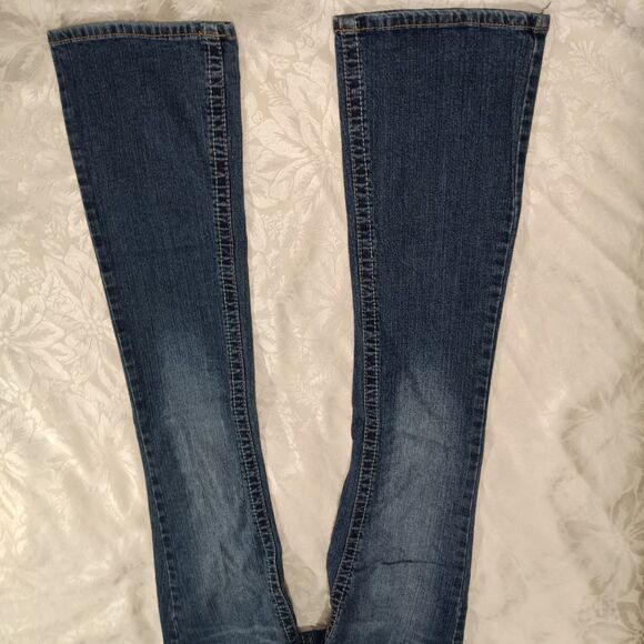 Vanity Kennedy Jeans Womens 26W/33L Lowrise Stretchy Bootcut Flare Y2K - Picture 3 of 12